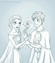 The guardian of the dreams; Jack And Elsa The Ice Queen Winter Spirit I Don T Know If I Ship Them Or Not But I Like This Picture Jelsa Jack Frost Jack And Elsa