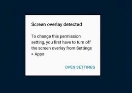 Clean master has been reported as one app likely to cause issues, as has alert center app. What Is Screen Overlay Detected In Android How To Solve It