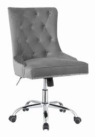 Love it or return it. Home Office Chairs Modern Grey Velvet Office Chair 801994 Home Office Desk Chair Midtown Outlet Home Furnishings