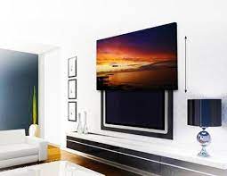 20 Attractive Home Decorating Ideas To Hide Living Room Tv Living Room Tv Living Room Tv Wall Hidden Tv