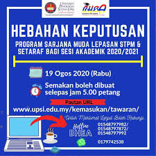 Kali ini kita kongsikan info mengenai semakan temuduga upsi dan ujian medsi. Upsi Bahagian Hal Ehwal Akademik Universiti No 1 Pendidikan No 1 Education University