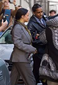 Rihanna and A$AP Rocky Leave Courthouse Together