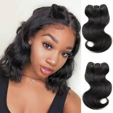 With the leave outs, it looks so natural, and with the right length, not many people will know that the. 8 Inch Body Wave Human Hair Bundles Bob Weave Hairstyles Peruvian Virgin Hair 3 Bundles Natural Black Hair Weft Shopee Malaysia