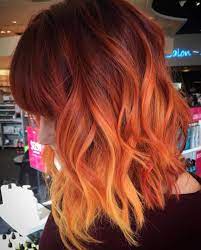 Balayage Beautiful Hair On Instagram Happy Halloween By Hannahghairdesign Bestofbalayage Showmethebalayag Orange Ombre Hair Hair Styles Fire Hair
