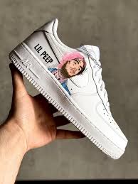 Nike Air Force 1 Lil Peep Custom Design Etsy In 2020 Custom Nike Shoes Nike Air Shoes Nike Shoes Air Force