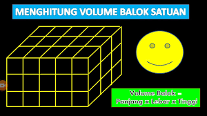 Sisi/bidang sisi balok adalah bidang yang membatasi suatu balok. Menghitung Volume Balok Satuan Youtube