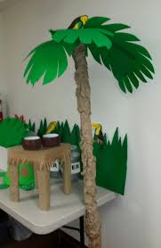 Shipwrecked Saved By Jesus Vbs 2018 Palm Tree Made With Lunch Bags Made By Ann Lancaster Crafts Dinosaur Birthday Party Craft Room