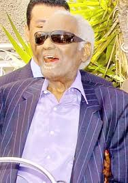 Final picture alive of music legend Ray Charles on the day his RPM  recording studio was made into a historic landmark in California on April  30, 2004. “The Genius of Soul” would
