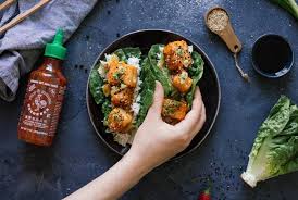 Koreanische Tacos Mit Kimchi Gochujang Tofu Rezept Kimchi Rezept Veganes Kimchi Rezept Koreanische Maultaschen