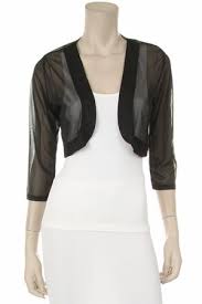 Black Sheer Bolero Chiffon 3 4 Length Black Chiffon Bolero Jacket Bolero Jacket Chiffon Bolero Bolero Jacket Wedding