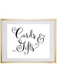 All the backgrounds are white making it easy to write your message if you have one. Cards And Gifts Printable Wedding Sign Printable Wedding Sign Free Wedding Printables Wedding Signs Diy