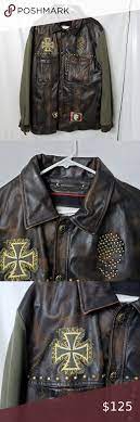 Wilsons Julian Leather Jacket Che Guevara Patches Great Condition No Stains Or Rips From A S Leather Jacket With Hood Leather Jacket Black Leather Jacket Men