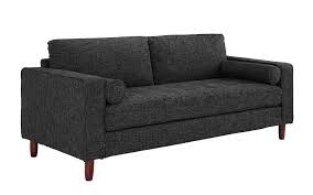 Ships free orders over $39. Ethan Mid Century Fabric Sofa With Bolster Pillows Modern Fabric Sofa Mid Century Modern Fabric Fabric Sofa