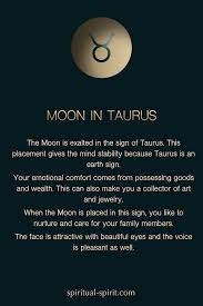 Moon In Taurus Birth Chart Astrology My Moon Sign Moon Sign Astrology