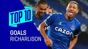 hiˈʃaʁl(i)sõ), is a brazilian professional footballer who plays as a forward for premier league club. Top 10 Richarlison Goals Youtube