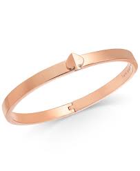 Kate Spade New York Spade Bangle Bracelet Rose Gold In 2021 Bangles Bangle Bracelets Kate Spade Bangle