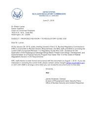 RG 5.69 Rev 1 Letter UCS.