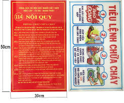 Kết quả hình ảnh cho giá bộ nội quy tiêu lệnh