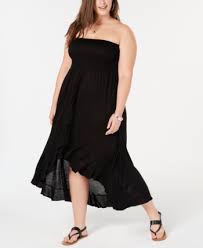 Raviya Plus Size Tube Dress Cover Up Reviews Swimwear Plus Sizes Macy S Plus Size Cocktail Dresses Dresses Tube Dress