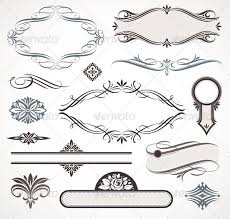 Calligraphic Design Elements Page Decor Decorative Vectors Design Elements Vector Design Vector Free