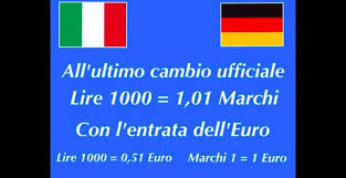 Schimbați din euro în lire sterline utilizând convertorul nostru valutar. Torna La Bufala Del Cambio Ufficiale Tra Euro Lire E Marchi Tedeschi Il Blog Di David Puente