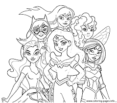 Batgirl is one of the most popular superheroes in the dc universe. Dc Super Hero Girls Coloring Pages Coloring Home