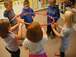 Lay down the hoops in the shape of a square on the floor and put the bean bag in their hoop. 15 Ideas Hula Hoop Games For Kids Activities Fun