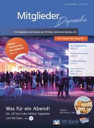 The bank provides financing, savings, mortgages, insurance, retirement, credit cards, and investments services. Mitglieder Depesche Der Vr Bank Uckermark Randow Eg Ausgabe 01 2019