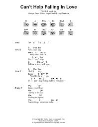 Maybe you would like to learn more about one of these? Can T Help Falling In Love Sheet Music Elvis Presley Guitar Chords Lyrics