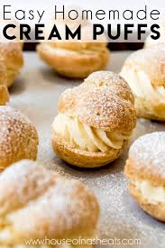 Cream Puffs Are Made From A Choux Pastry Aka Pate A Choux Which Is Just A Light Pastry Do In 2020 Dessert Recipes Easy Homemade Cream Puffs Easy Homemade Cream Puffs