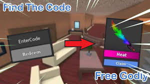 If you're the first to find it redeem it on mm2! Mm2 Find The Code For A Free Godly Robloxnewzz