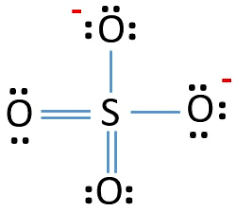 So42 Lewis Structure Sulfate Ion