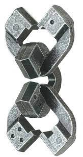 I found two ways to solve it. Eureka 3d Puzzle Cast Chain
