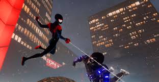 Players will experience the rise of miles morales as. Spider Man Miles Morales Gets Awesome Into The Spider Verse Suit