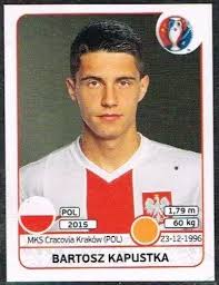 Europsko prvenstvo u nogometu 2016., popularnije pod nazivom uefa euro 2016, bilo je 15. Bartosz Kapustka Poland Euro 2016 France Sticker 309
