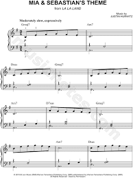 Recommended by the wall street journal. Mia Sebastian S Theme From La La Land Sheet Music Easy Piano Piano Solo In G Major Transposable Download Print Sku Mn0171005
