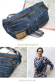 Alte jeans zu neuen taschen. Berlin Bauchtasche Machdeinding2019 Eggsclusiv Tasche Nahen Aus Jeans Bauchtasche Taschen Nahen