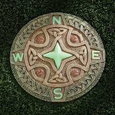 Stepping stones, also known as garden stones, paving stones, stepstones, or even frog stones may go by a lot of different names but whichever name stepping stones can be used as a standalone feature creating an interesting focal point for the garden, a path to the garden shed to keep your feet. Compass Glow In The Dark Stepping Stone Bits And Pieces Uk