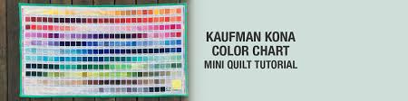 Shop Amazon Com Kaufman Kona Color Chart Mini Quilt Tutorial