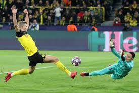 Erling haaland showed incredible pace and ran box to box within ten seconds for borussia dortmund vs psg in the champions league. Two Incredible Haaland Goals Beat Psg Teller Report