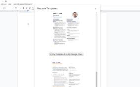 It features more than what's available on google drive, but also the work of different resume templates available for free in the google docs template gallery better than 9 out of 10 other resumes. Resume Template Google Workspace Marketplace