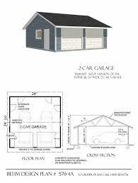 2 Car Garage Plan 576 4a Garage Design Plans Garage Plans Detached Garage Plan