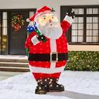 the 6' magical twinkling santa