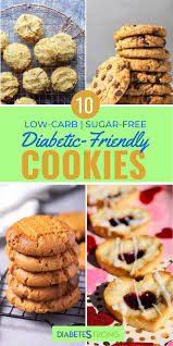 Quick and easy sugar cookies! 10 Diabetic Cookie Recipes Low Carb Sugar Free In 2020 Diabetic Desserts Sugar Free Sugar Free Cookie Recipes Diabetic Friendly Desserts