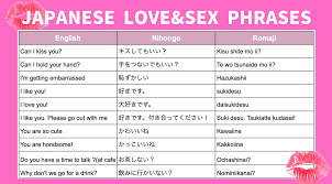 Love and Lust in Japan: All the phrases you need to know for love and sex in  Japanese.