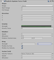 Unity Manual Particle System Force Field