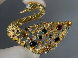 genuine swarovski brooches