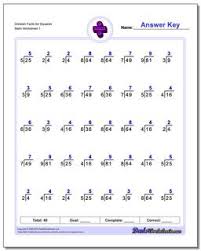 division worksheets