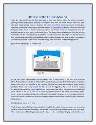 Epson stylus dx7450 printer driver. Review Of The Epson Stylus Sx By Cmn Printpool Issuu