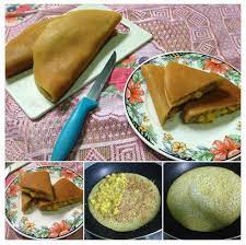 Tuang 1 senduk adunan tadi, nipiskan supaya rangup bila masak. Food Lifestyle Education Parenting Diy Cararesepi